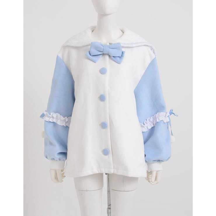 ililil ふわふわえんじぇるちゃん　ジャケット　F ilililふわふわえんじぇるちゃん 全2色 メルトン[品番