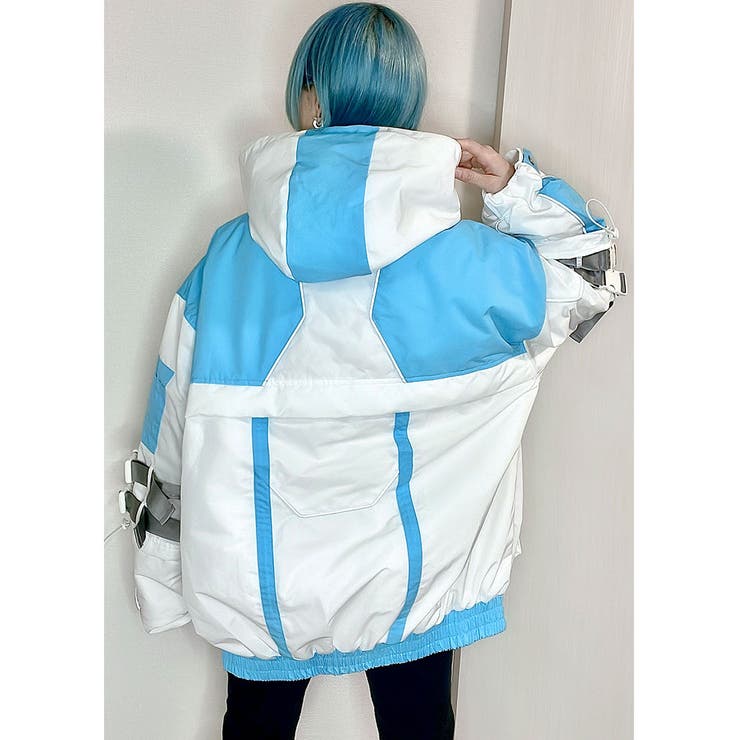 ilililサイバータクティカル中綿ナイロンジャケット 全2色 アウター