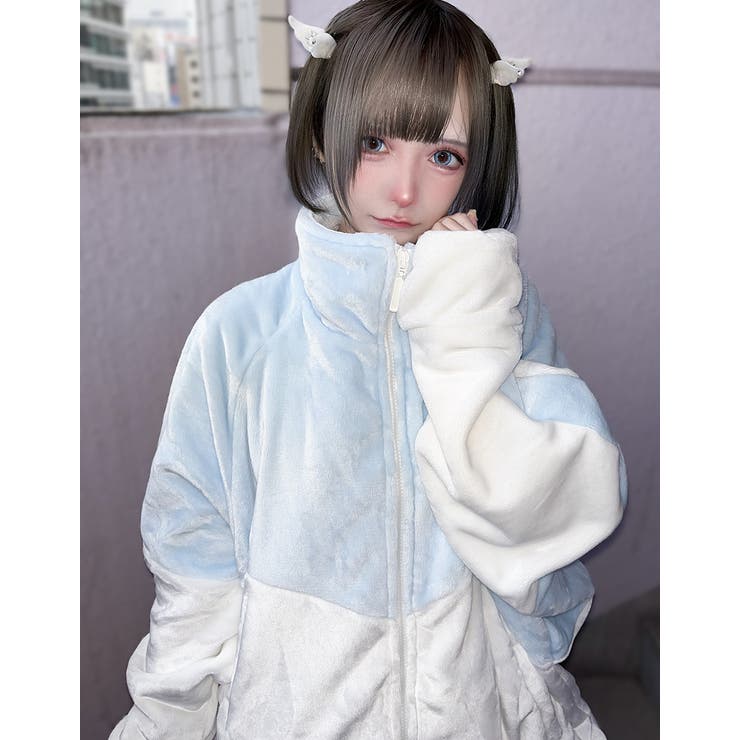ililil【イルイルイル】ふあふあさいばージャケット 全2色 ジャケット 