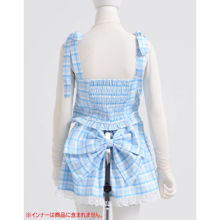 ilililチェックビスチェ 全2色 ビスチェ[品番：PBIW0002514