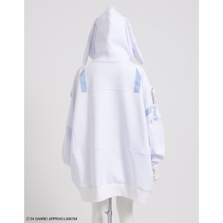 ilililiililil×シナモロールコラボレーション推し活パーカー 全1色[品番：PBIW0002548]｜ililil （イルイルイル）のレディースファッション通販｜SHOPLIST（ショップリスト）