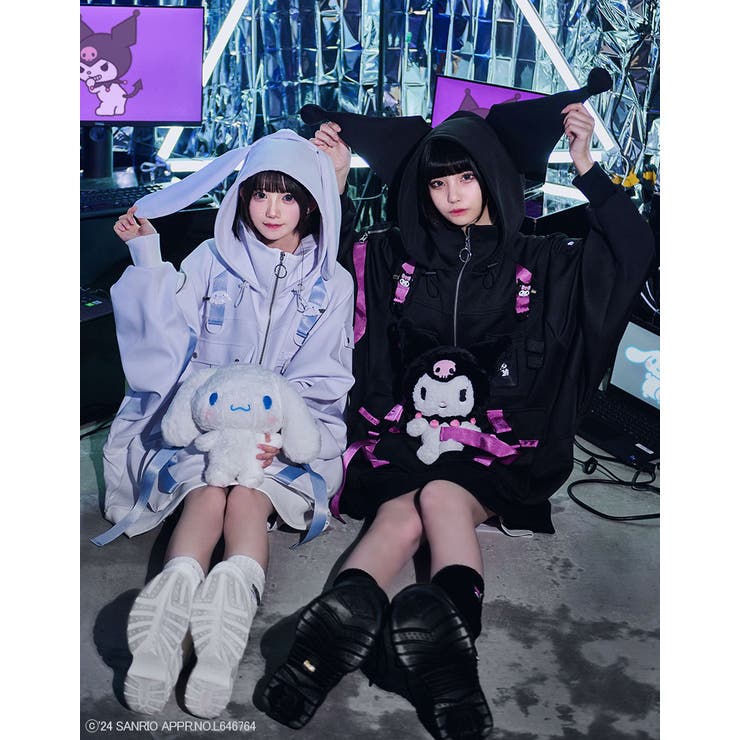 ilililiililil×クロミコラボレーション推し活パーカー 全1色