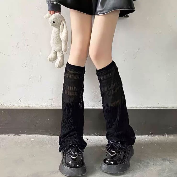 ⭐︎V12⭐︎ ヴィトゥエルヴ　レッグウォーマー　ブラック ⭐︎V12⭐︎ ヴィトゥエルヴ レッグウォーマー ブラック V12