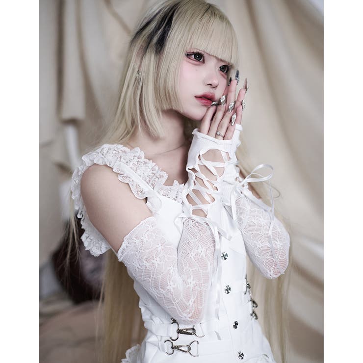 izBLACKレースアームカバー 全2色 アームカバー[品番：PBIW0002803]｜ililil（イルイルイル）のレディースファッション 通販｜SHOPLIST（ショップリスト）