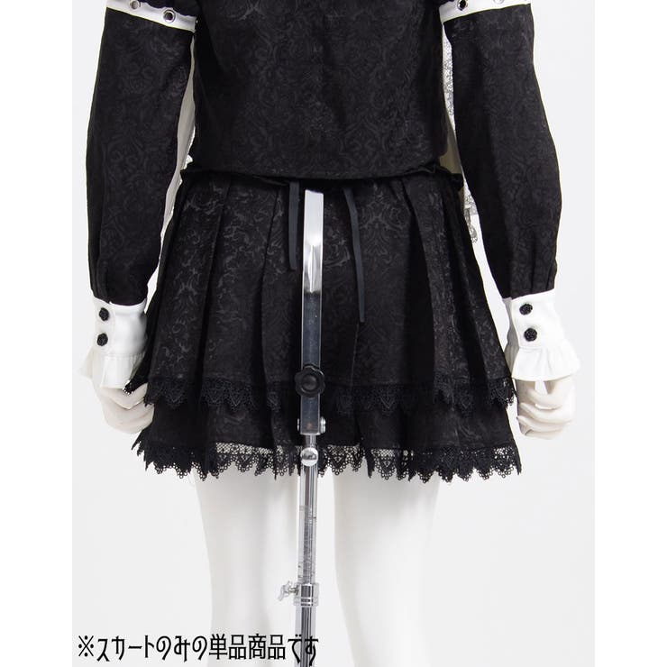 ilililゴシック地雷妹ちゃんプリーツスカート 全1色 ブラック
