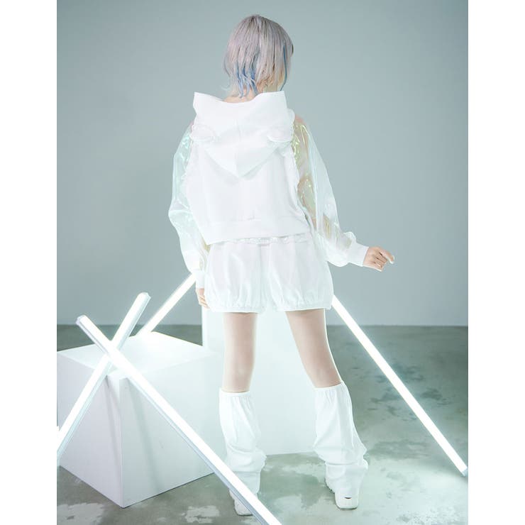 ililil【イルイルイル】透けてクマっちゃいな!! 全1色 パーカーフーディー | ililil | 詳細画像11 