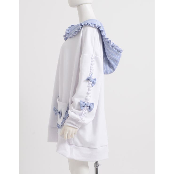 ililil イルイルイル フリルパーカー ililil パーカー 「ililil/イルイルイル」「ふわふわの嘘で包ん