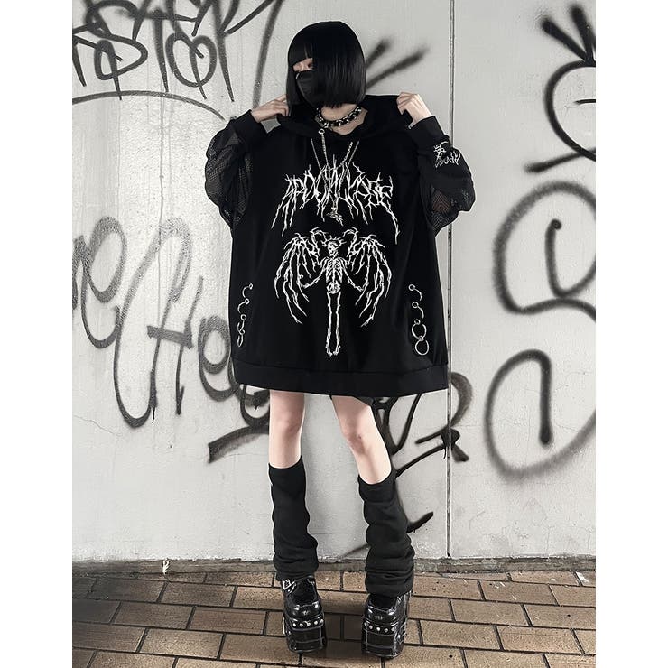 ililil飛びます！フライスカル！ 全1色 パーカー[品番：PBIW0002796