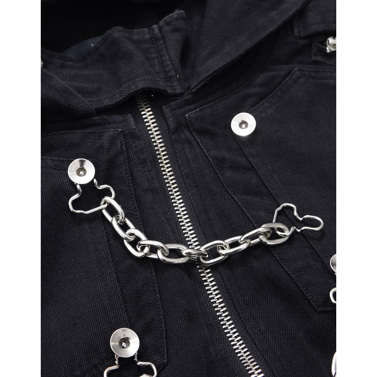 ililil自称ラスボスくんとLv 999のジップパーカー 全1色[品番