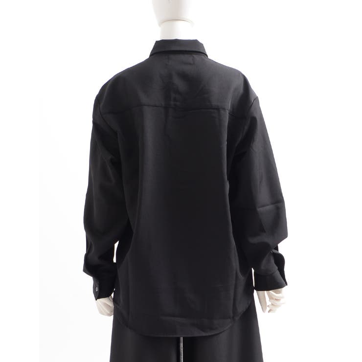 ililil【イルイルイル】ベロアネクタイ付きシャツ 全2色 シャツ | ililil | 詳細画像9 