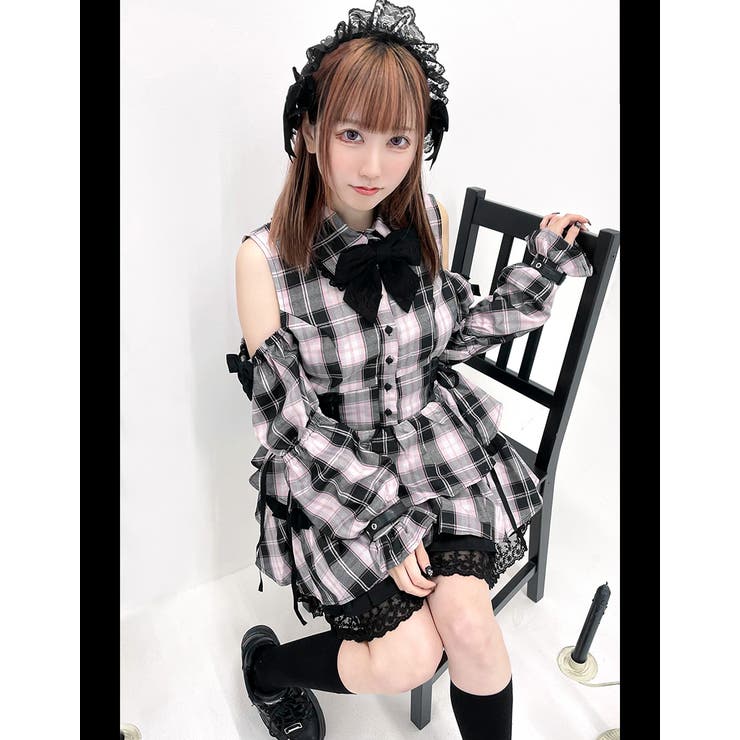 ililil地雷ちゃんの勝負わんぴ 全2色 ワンピース[品番