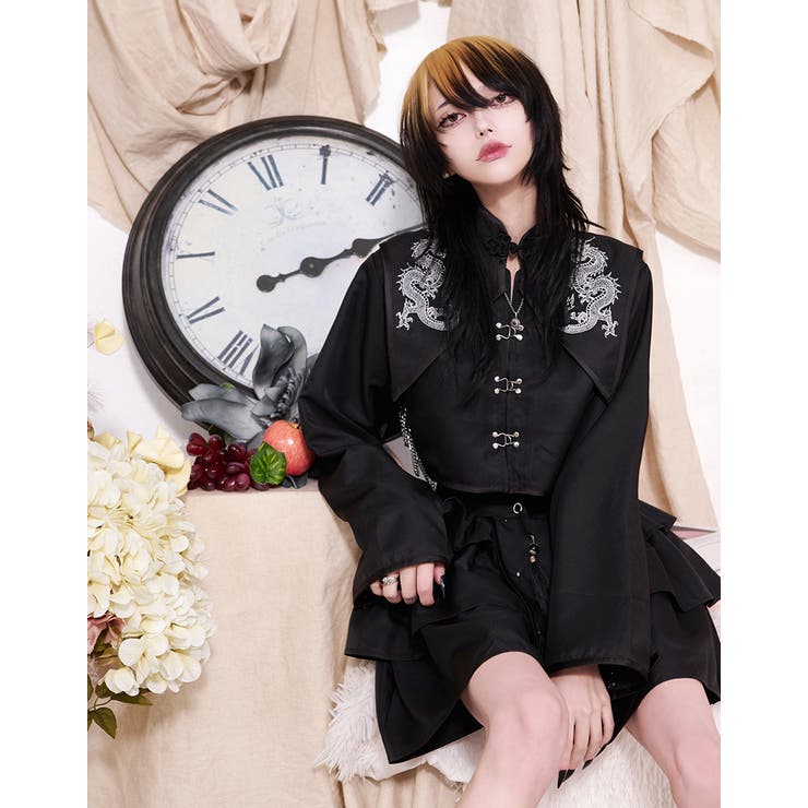 ilililカッコつけチャイナ！セットアップ 全1色  チャイナワンピース[品番：PBIW0002937]｜ililil（イルイルイル）のレディースファッション通販｜SHOPLIST（ショップリスト）