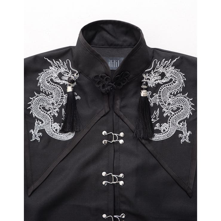 ilililカッコつけチャイナ！セットアップ 全1色 チャイナワンピース