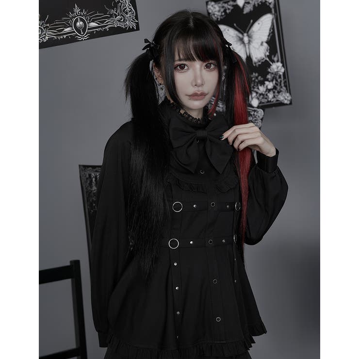 ililil今日から地雷ちゃん！ぺプラムセットアップ 全1色 ワンピース 