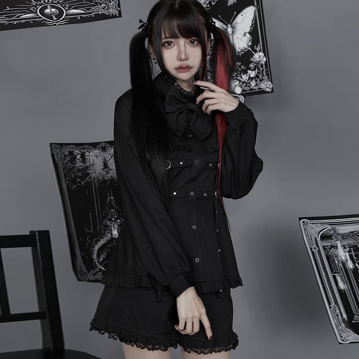 ililil今日から地雷ちゃん！ぺプラムセットアップ 全1色
