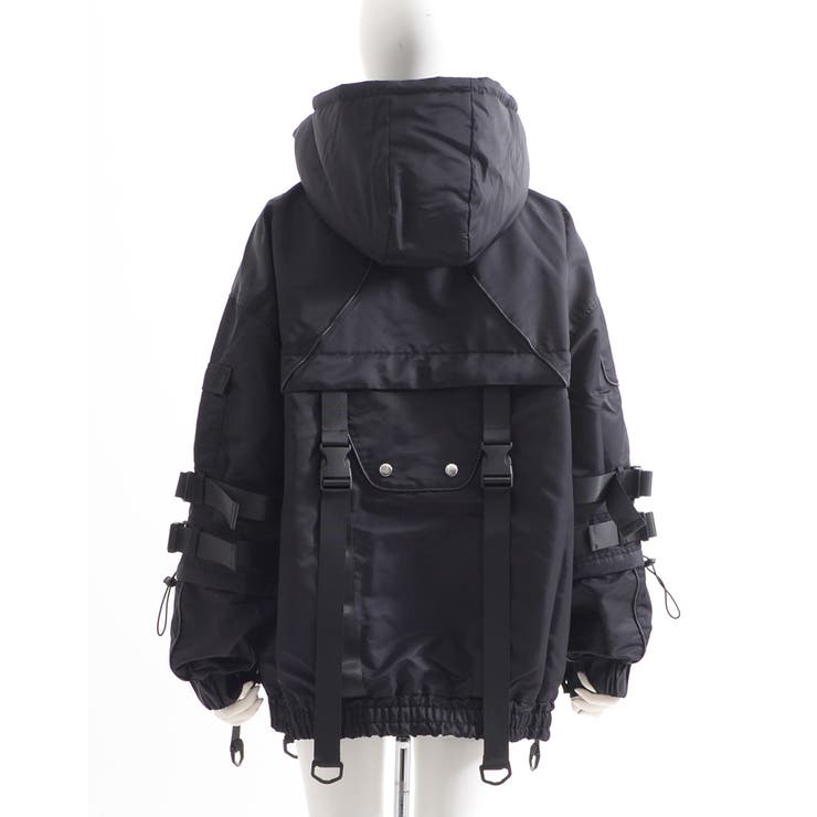 ilililサイバータクティカル中綿ナイロンジャケット 全2色 アウター | ililil | 詳細画像10 