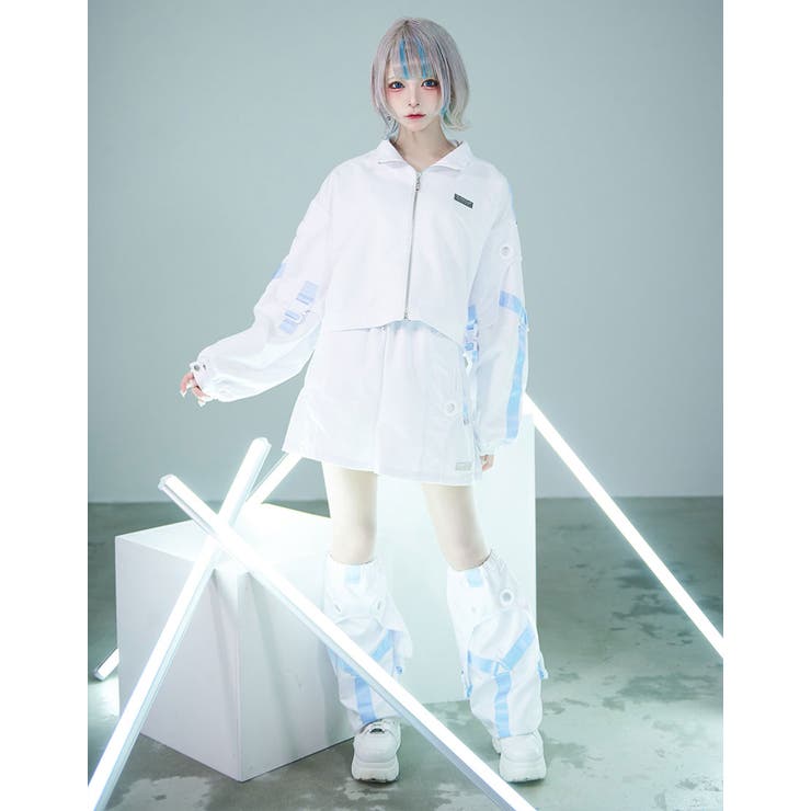 未使用品! ililil【イルイルイル】サイバーリフレクターレッグカバー ililil【イルイルイルサイバーリフレクターレッグカバー/全2色