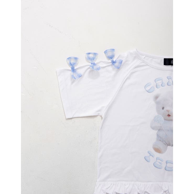 ililil【イルイルイル】クマのエケチェンTシャツ 全1色 Tシャツ | ililil | 詳細画像16 