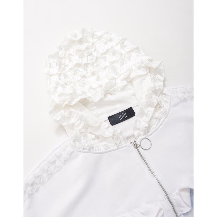 ililil生クリームフリルのバブみ全開2wayパーカー 全1色 ジャージ | ililil | 詳細画像23 