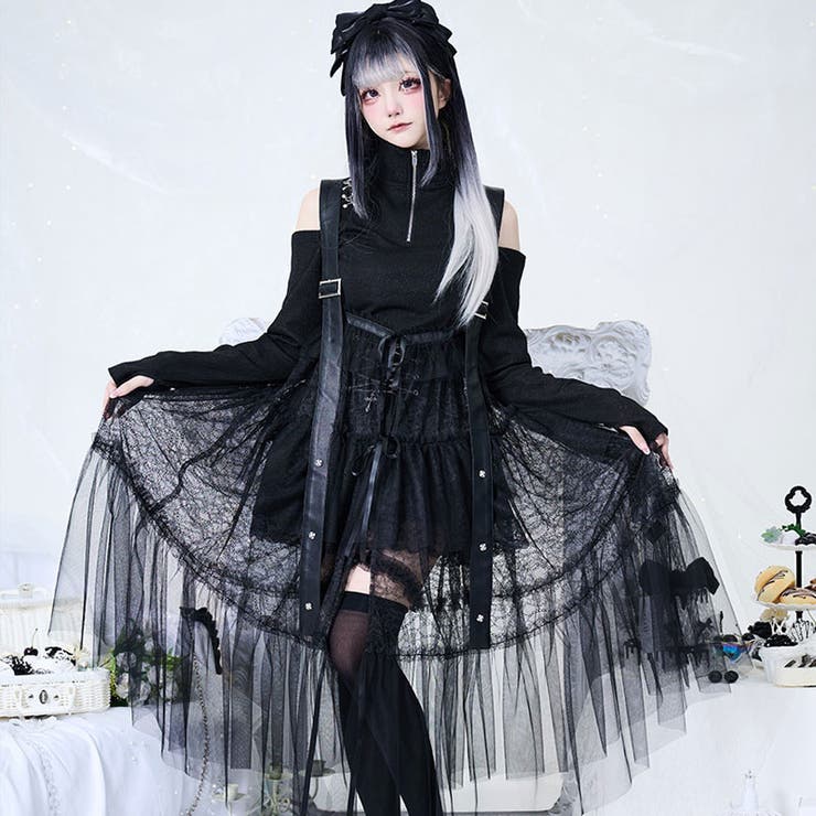 civarize V系 どく 地雷 トラバス レフレム パーカー ロック メンズ