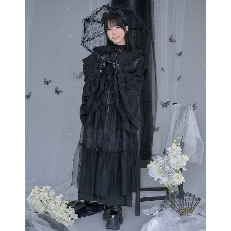 ilililたおやか地雷ちゃん着物風セーラーセットアップ 全1色 浴衣[品番