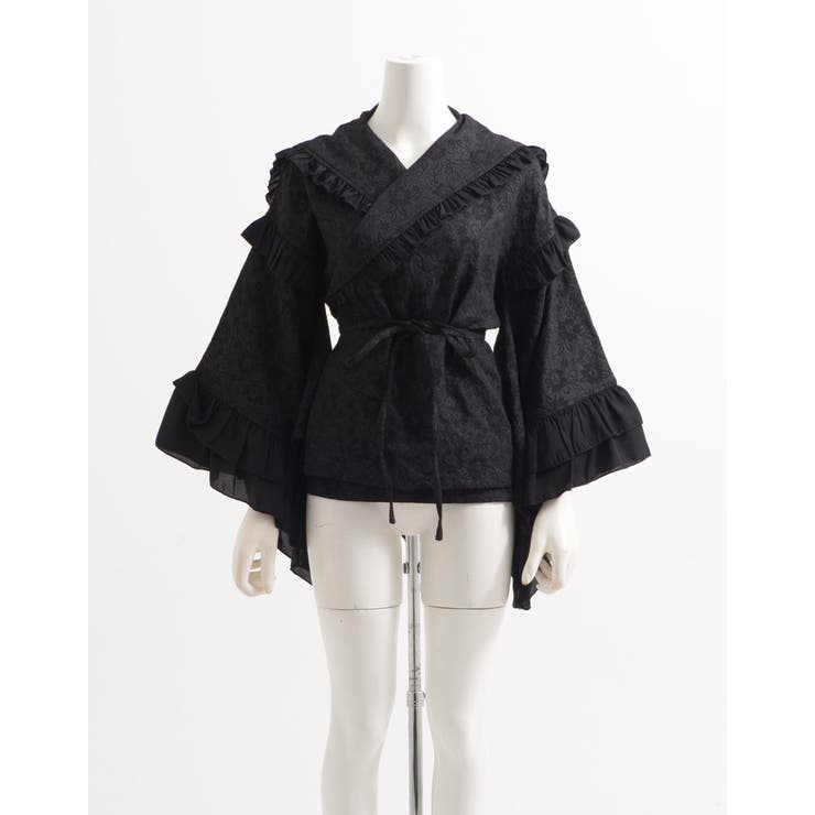 ilililたおやか地雷ちゃん着物風セーラーセットアップ 全1色 浴衣[品番