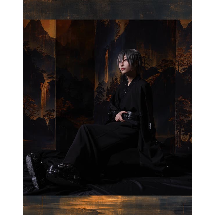 ililil【イルイルイル】【龍雲幻月】宵羽織(浴衣) 全1色 浴衣[品番