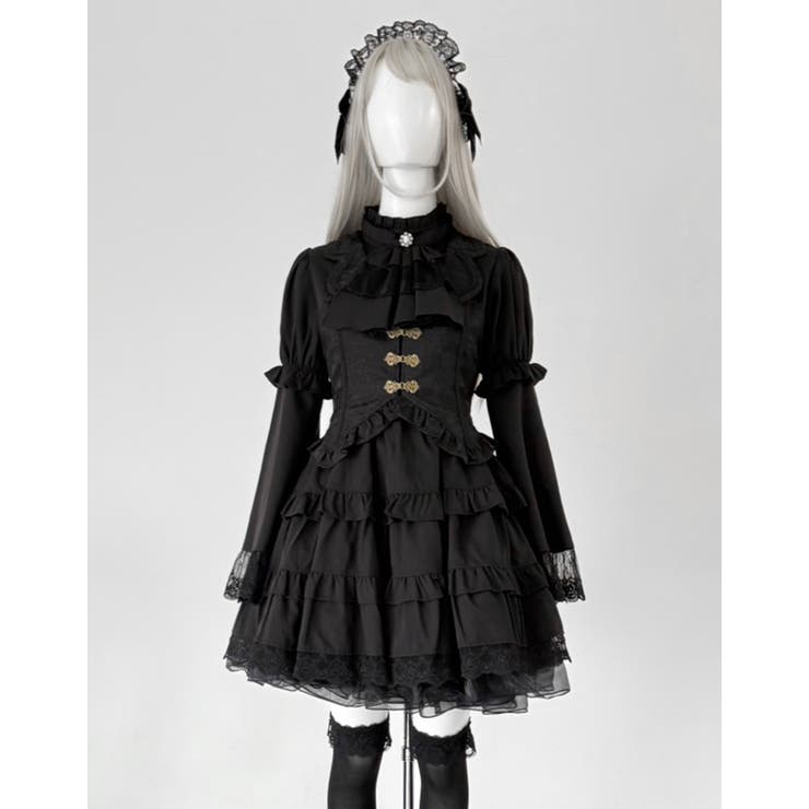 ilililクラロリ地雷ちゃんの微睡ドールワンピ 全2色 ワンピース[品番