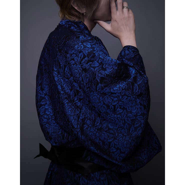 ililil【イルイルイル】花柄ジャガード浴衣四点セット(浴衣 帯 腰紐 | ililil | 詳細画像10 