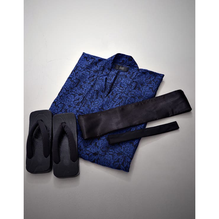 ililil【イルイルイル】花柄ジャガード浴衣四点セット(浴衣 帯 腰紐 | ililil | 詳細画像15 