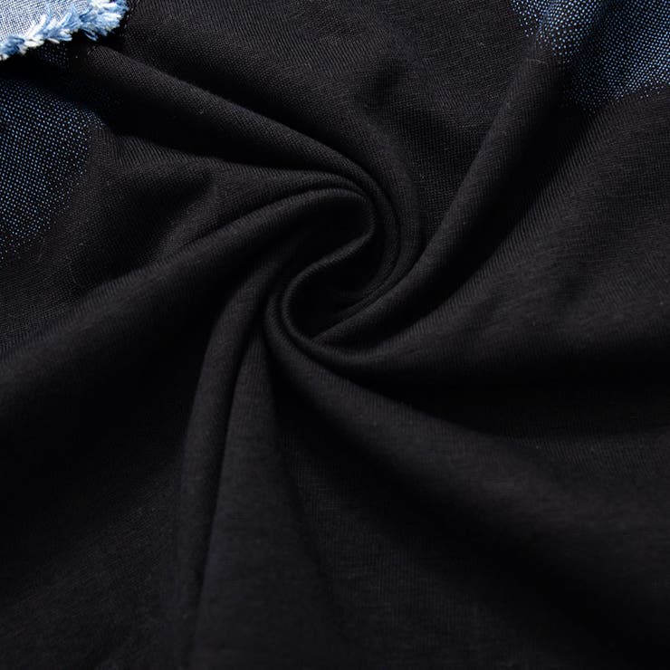 izBLACK【イズブラック】フリンジデニムパッチバタフライTシャツ 全2色 T… | ililil | 詳細画像18 