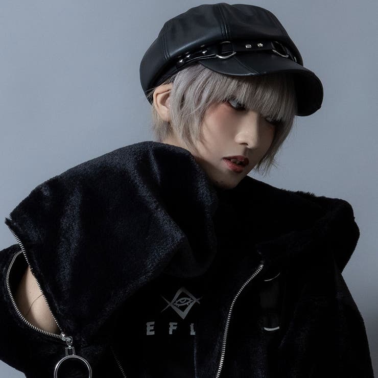MAD MADハーネスデザインキャスケット 全1色キャスケット [品番：PBIW0001880]｜ililil（イルイルイル）のレディースファッション通販｜SHOPLIST（ショップリスト）