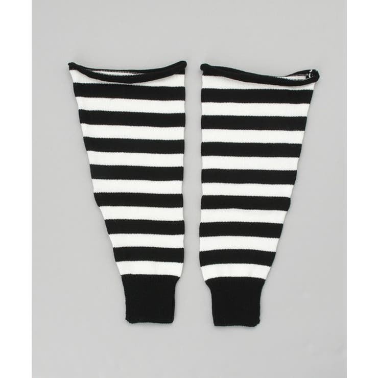 CV Select【シーブイセレクト】ボーダーニットレッグウォーマー 全2色 | ililil | 詳細画像3 