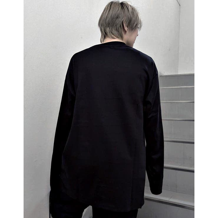 NOVESSELクロスプリントロンT 全1色 ロンティー | ililil | 詳細画像3