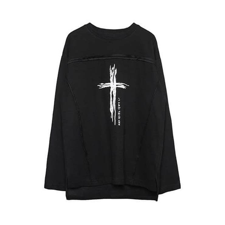 NOVESSELクロスプリントロンT 全1色 ロンティー | ililil | 詳細画像5