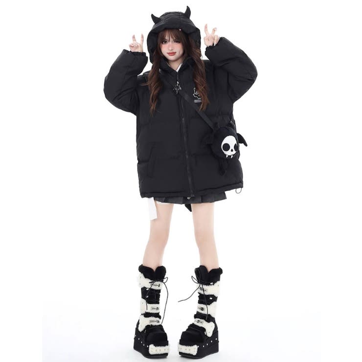 新品 &LOVE アンドラブ フリル フレア リボンベルト ダウン