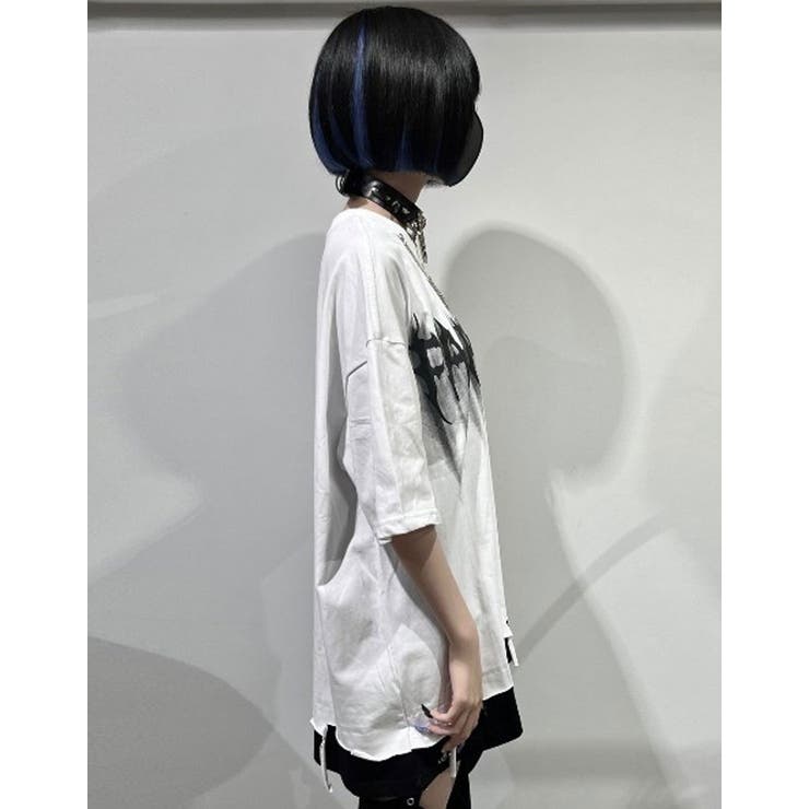 CV Select【シーブイセレクト】チェーン付きレイヤードプリントTEE 全2… | ililil | 詳細画像8 