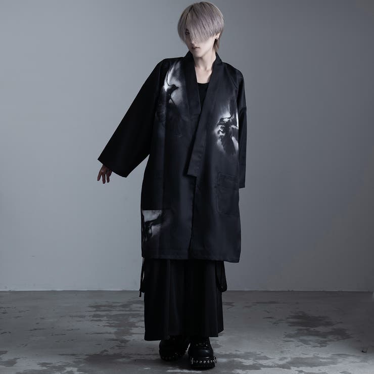 ★LEONARD★カンカン素材 首元リボン ロングカーディガン ネイビー M トル ニットカーディガン（ネイビー）｜DEMYLEE(デミリー)｜Ron