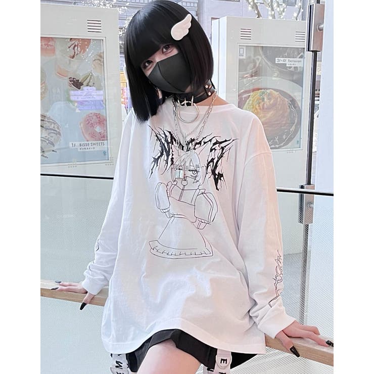 ililil（イルイルイル）ねこみみてんしちゃんTシャツ 新品未開封 MILKBOY - ililil【イルイルイル】ねこみみてんしちゃんTシャツ 新品未