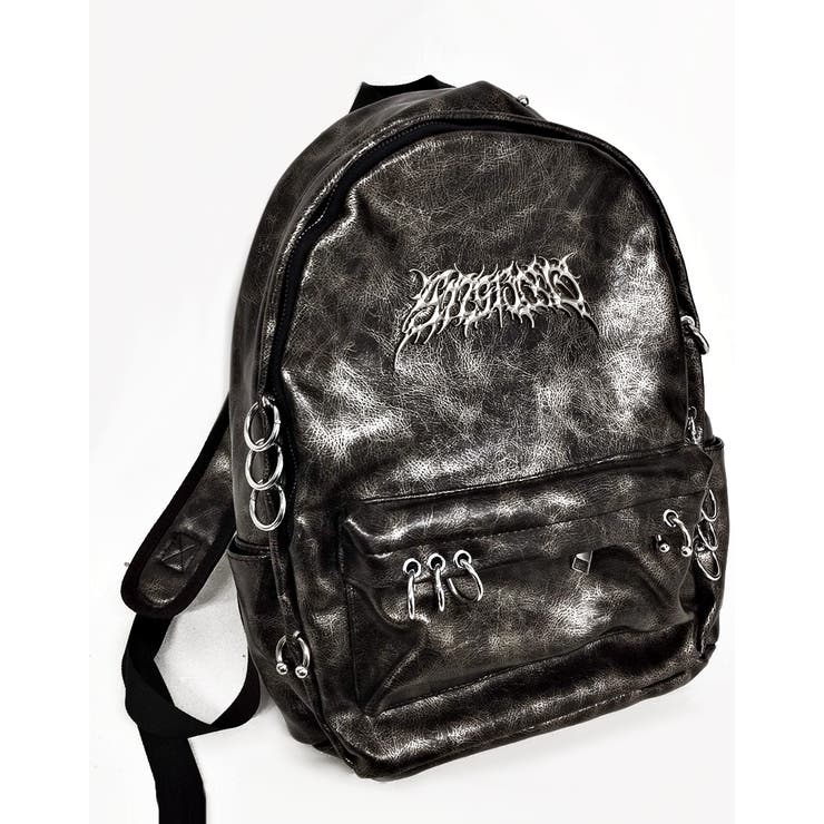 NOVESSELメタルロゴゴシックピアスバックパック 全1色 バッグ