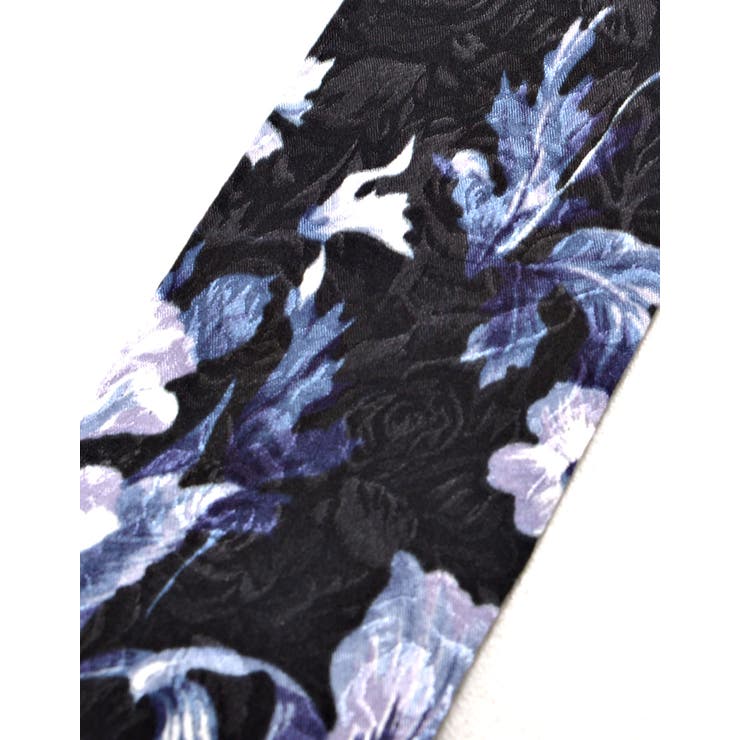 "NOVESSEL【ノベセル】花柄ジャカードネクタイ付き半袖シャツ/全1色" | ililil | 詳細画像12 