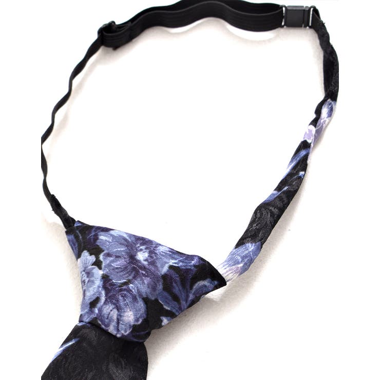 "NOVESSEL【ノベセル】花柄ジャカードネクタイ付き半袖シャツ/全1色" | ililil | 詳細画像13 