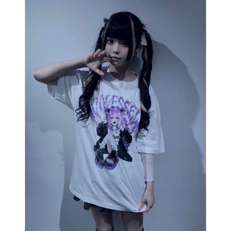 NOVESSELイラストプリント半袖Tシャツ① 全2色 ティーシャツ | ililil | 詳細画像3 