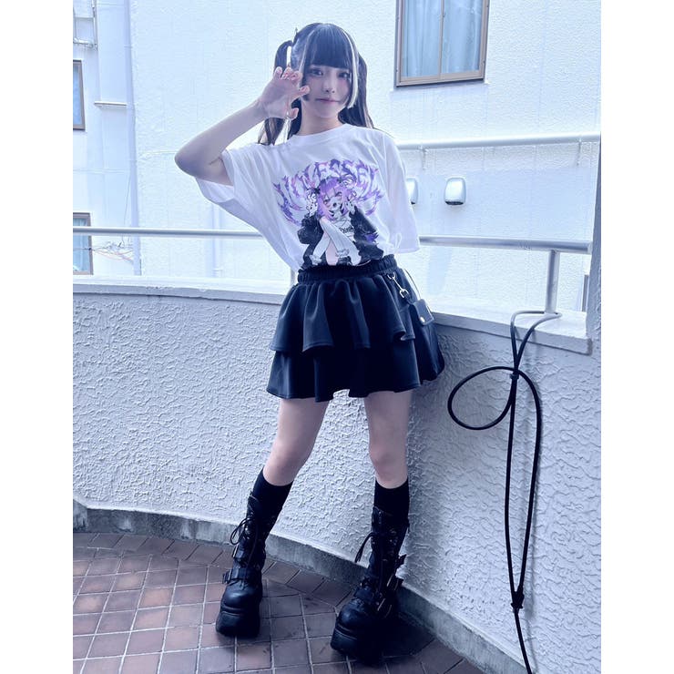 NOVESSELイラストプリント半袖Tシャツ① 全2色 ティーシャツ | ililil | 詳細画像4 