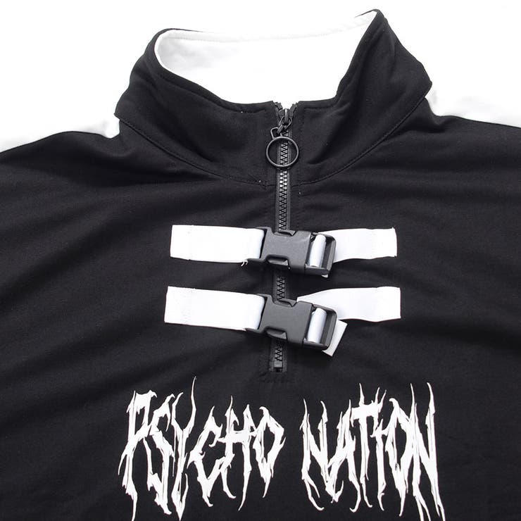 PSYCHO NATION【サイコネーション】 切り替えハーフZIP | ililil | 詳細画像14 