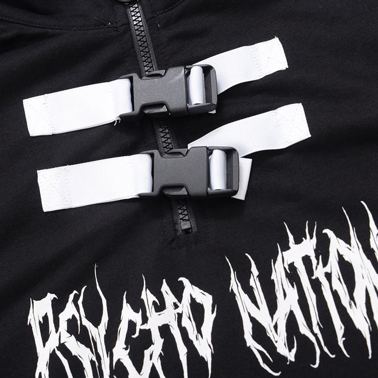 PSYCHO NATION【サイコネーション】 切り替えハーフZIP | ililil | 詳細画像16 