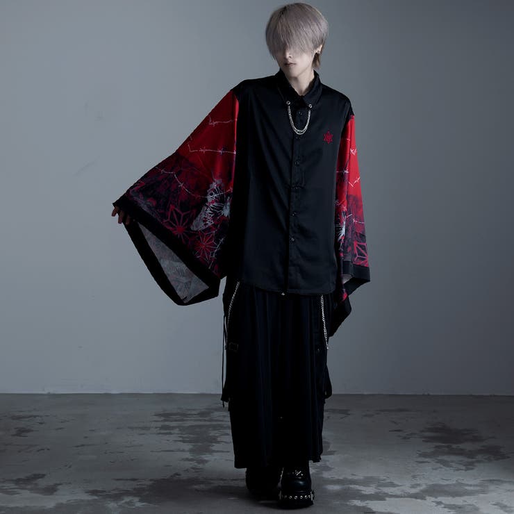 y2k】 ロングスリーブ レザージャケット v系 飛び立っ Japan core平成