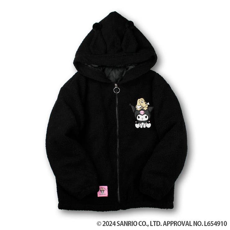 GALFY【ガルフィー】クロミ×ガルフィー モコモコ丸ボアずきん長袖