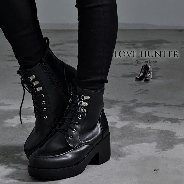 LOVE HUNTER【ラブハンター】ハイヒールUチップブーツ 全1色 | ililil | 詳細画像1 