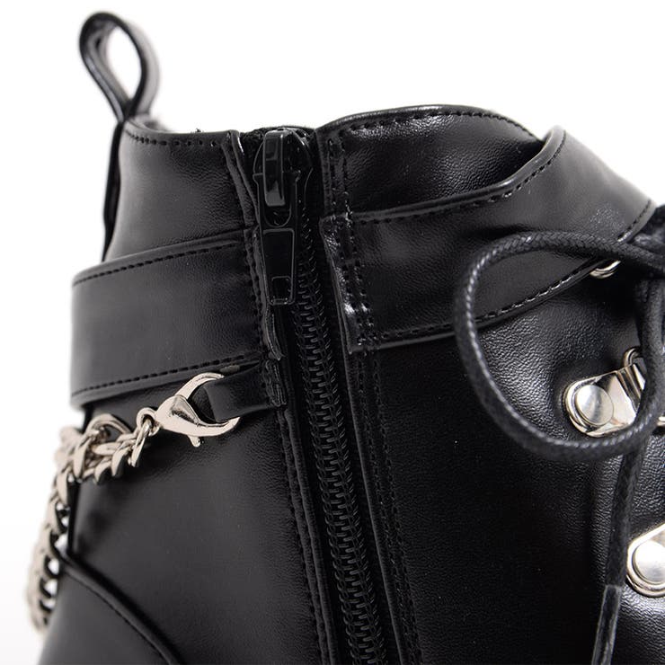 LOVE HUNTER【ラブハンター】チェーン付きハイヒールストレートチップブー… | ililil | 詳細画像14 